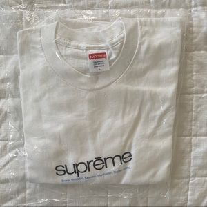 Supreme DNU SS21 Short Sleeve T-Shirt Top White Men Unisex sz Large